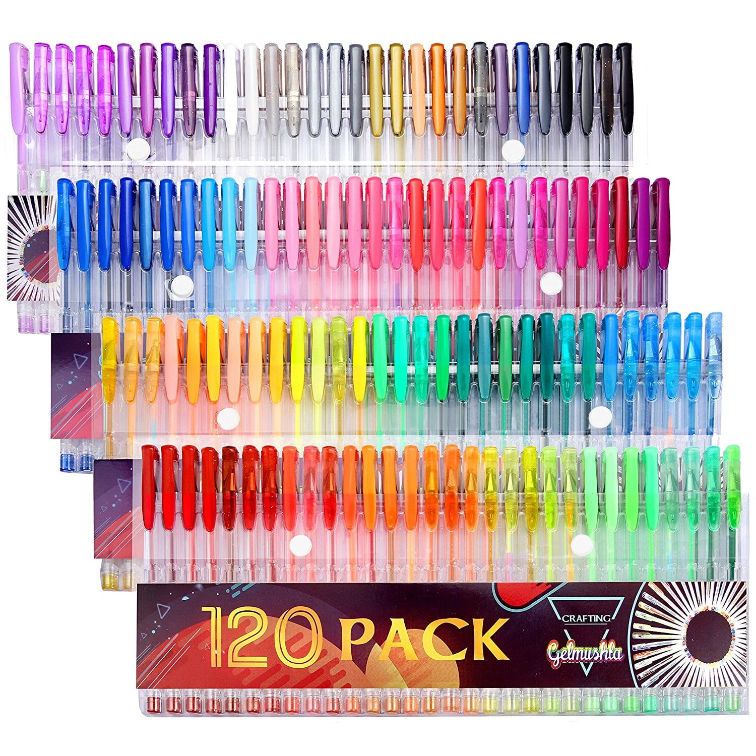 DEAL ALERT: Gel Pens 120 Unique Colors (No Duplicates) Set for Adult Coloring Books 87% off!