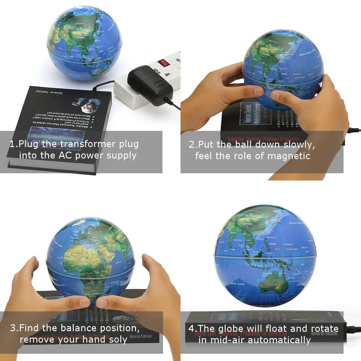 DEAL ALERT: MECO 6” Magnetic Levitation Floating Globe – 57%