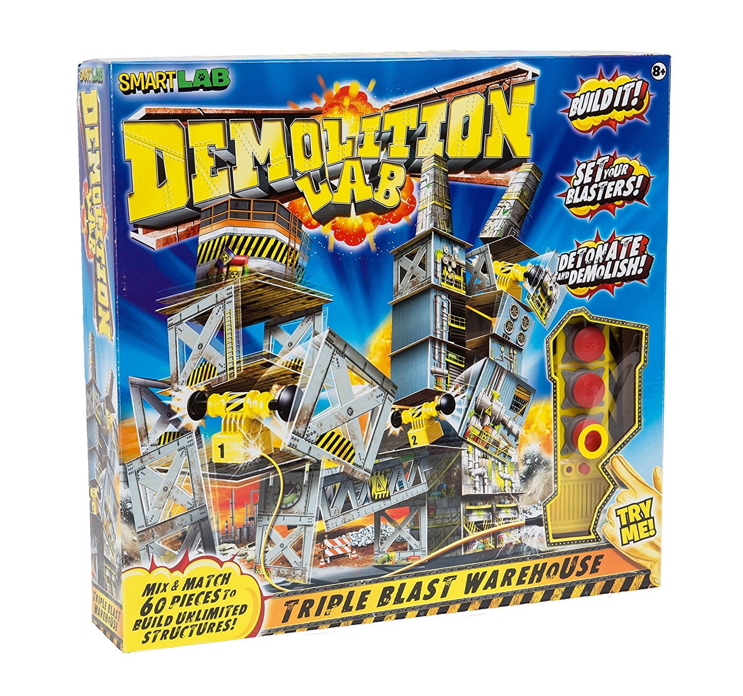 DEAL ALERT: SmartLab Toys Demolition Lab Triple Blast Warehouse – 54%