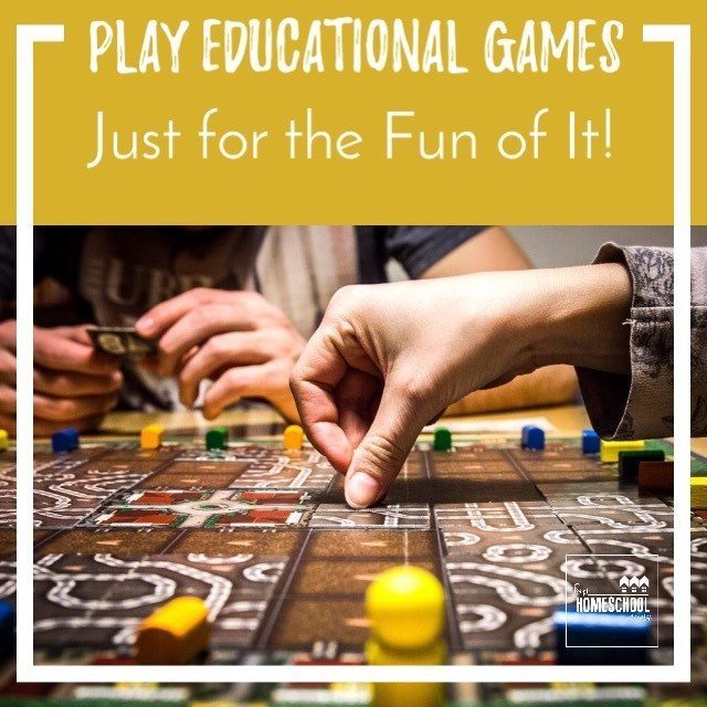 Play Educational Games Just for the Fun of It!