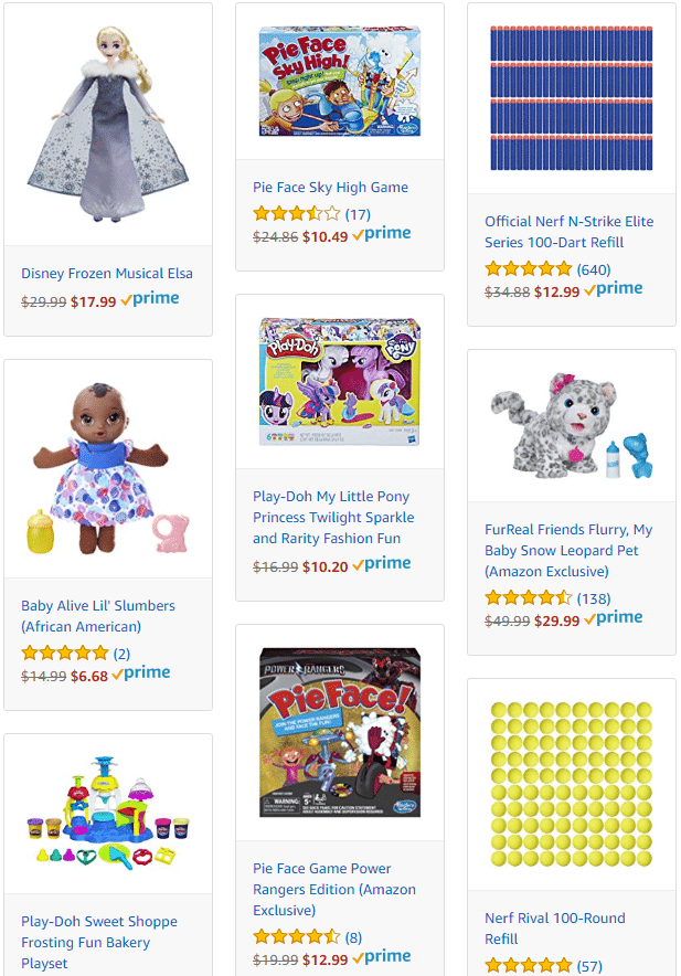 LIGHTNING DEAL ALERT! Save up to 50% on select toys from Hasbro Gaming, NERF, Play-Doh, and more