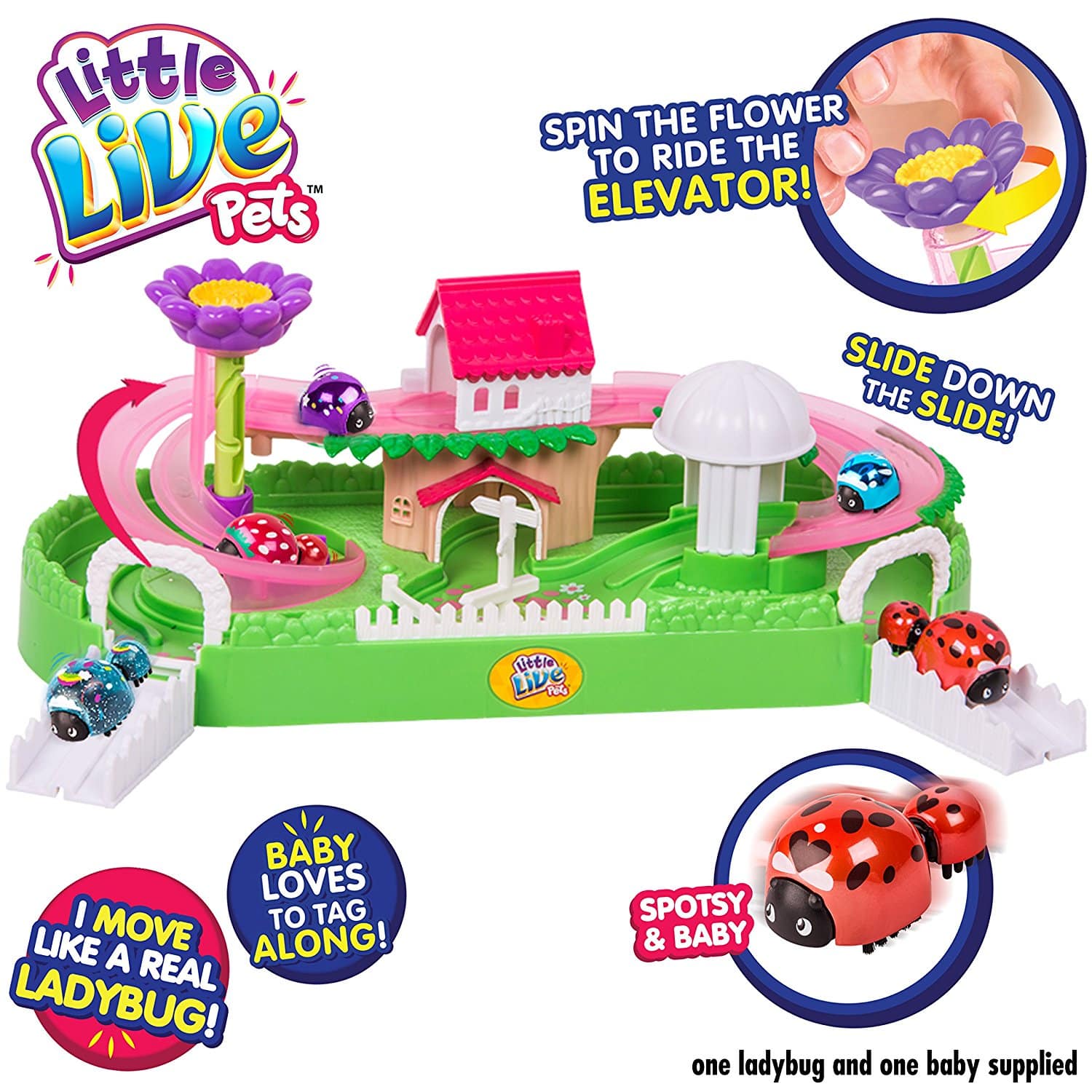 LIGHTNING DEAL ALERT! Little Live Pets Ladybug Lil House Playset – 47%
