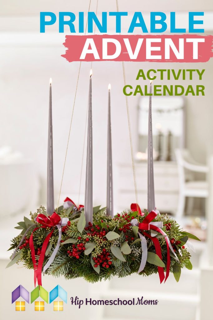 A printable Advent activities calendar that is quick and simple to make, with meaningful activities to do as a family.
