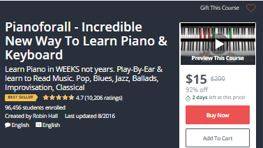 DEAL ALERT: Pianoforall – Incredible New Way To Learn Piano & Keyboard – 92%