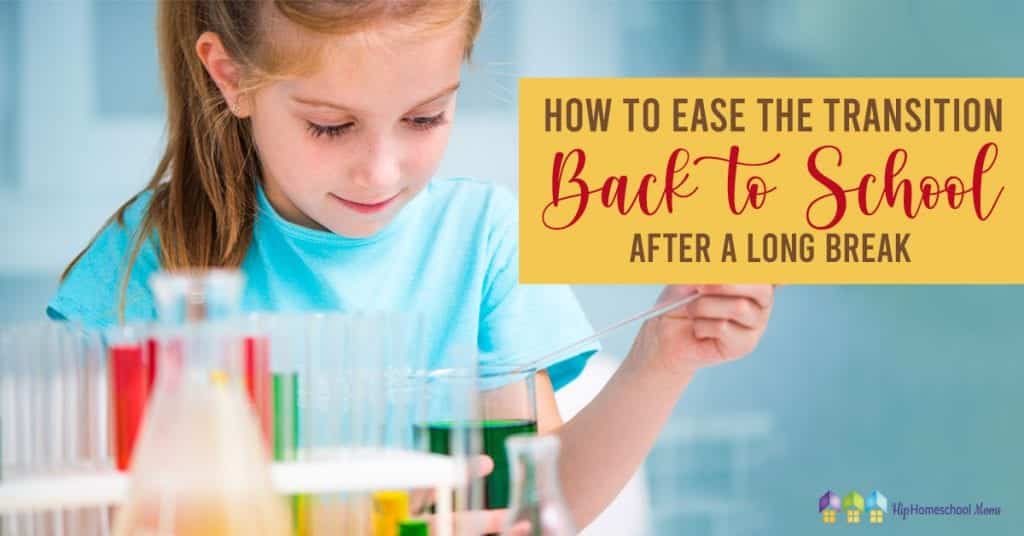 girl doing science experiment for back to school activity