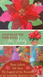 Legend of the Poinsettia Art Activity - Hip Homeschool Moms