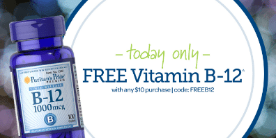 DEAL ALERT: FREE Vitamin B-12 with ANY $10 purchase + Buy 1 Get 2 Free!