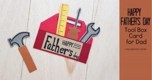toolbox card for Dad for Father's Day