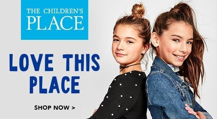 LIGHTNING DEAL ALERT! Children’s Place One Day Sale – 60% off and free shipping!