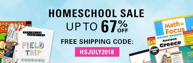 DEAL ALERT: Homeschool Sale Up to 67% off!