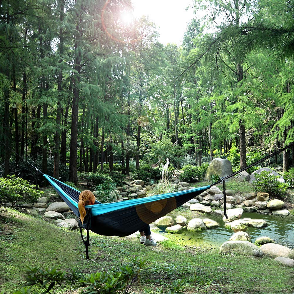 DEAL ALERT: Double Camping Hammock – 54% off with 5 Stars!