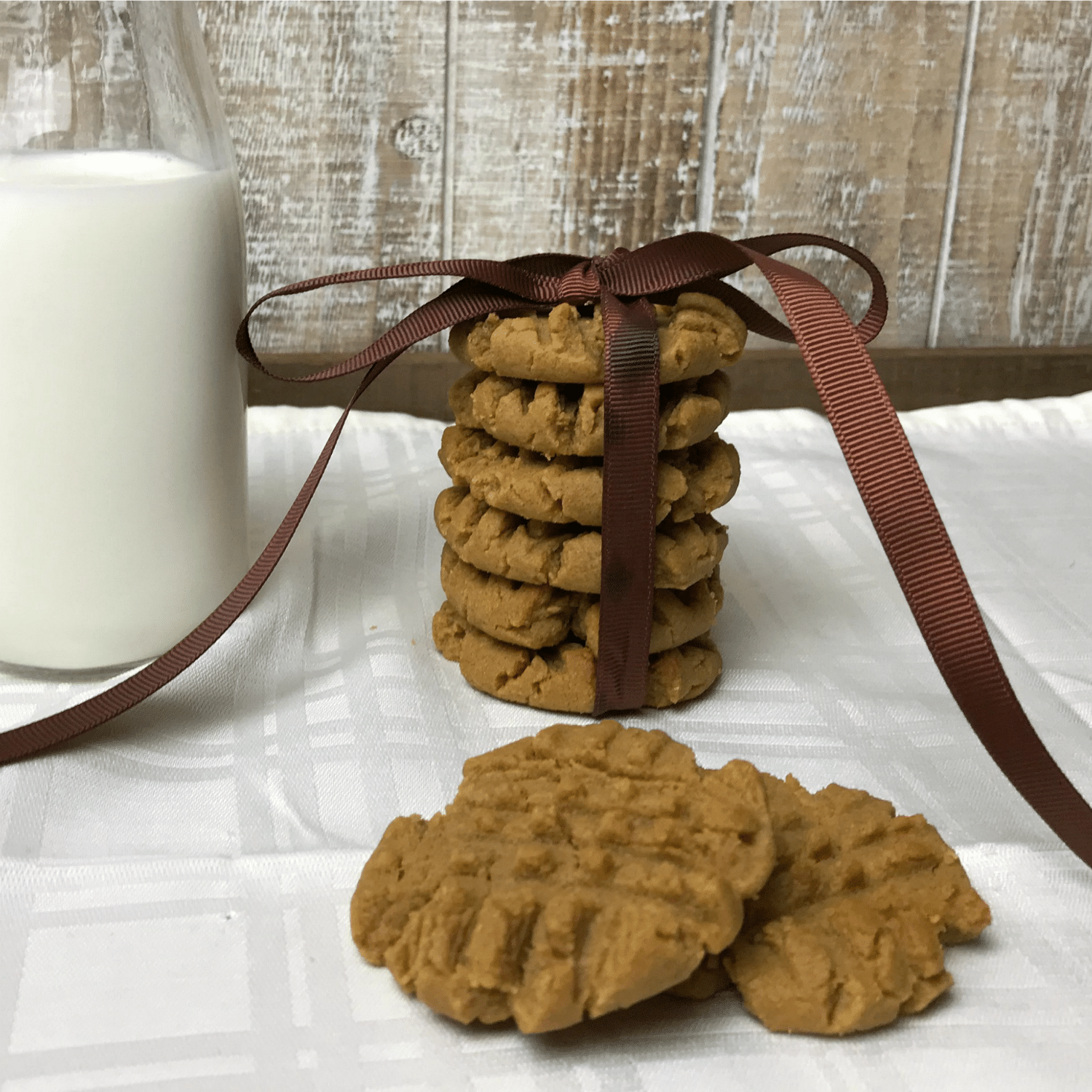Santa’s Favorite Cookies – Flourless Peanut Butter Cookies