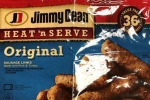 Jimmy Dean Sausage package that is being recalled