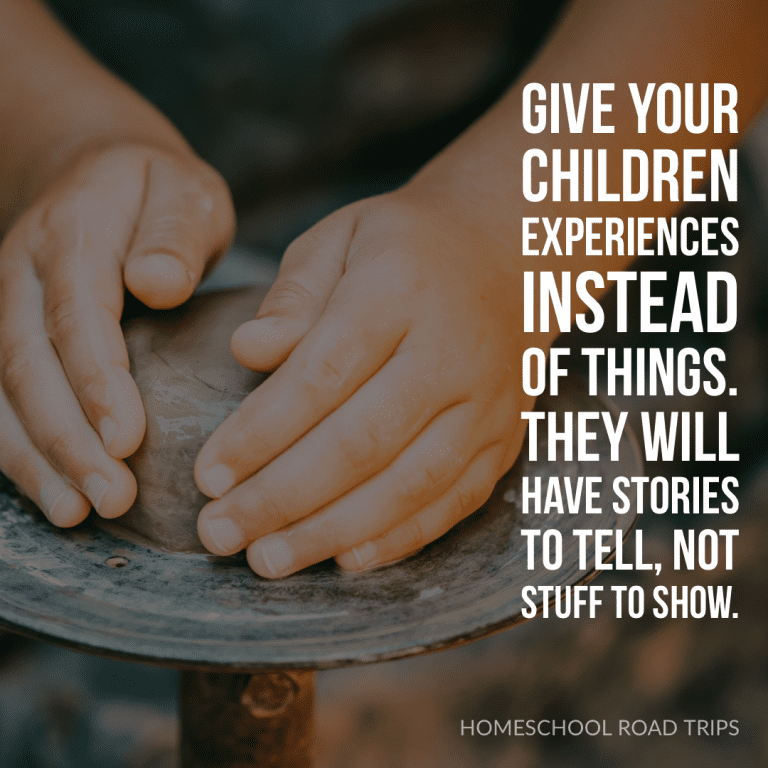 Give Your Children Experiences Instead of Things