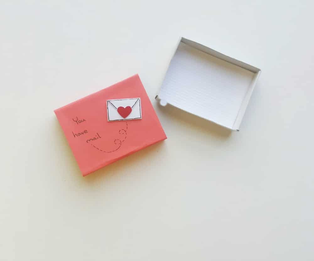 Adorable Valentine’s Day Craft: Plush Heart in Matchbox