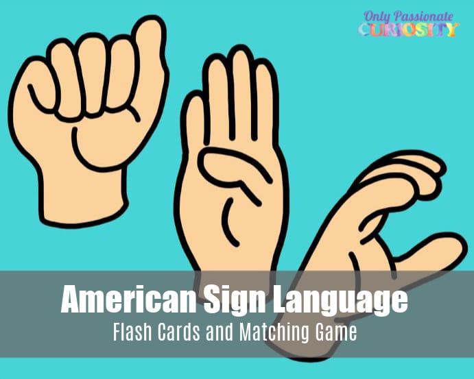 DEAL ALERT: FREE American Sign Language Flash Cards / Matching Game!