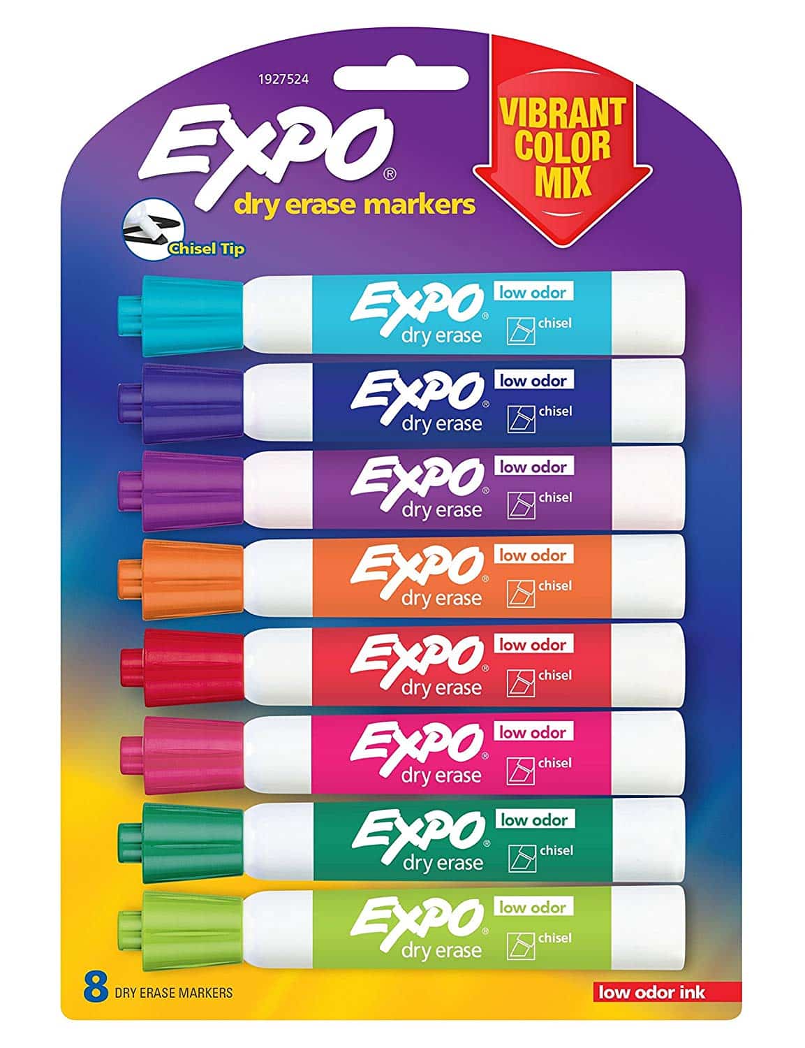 DEAL ALERT: Expo Dry Erase Markers Chisel Tip Vibrant Colors 8 Pack -48% off