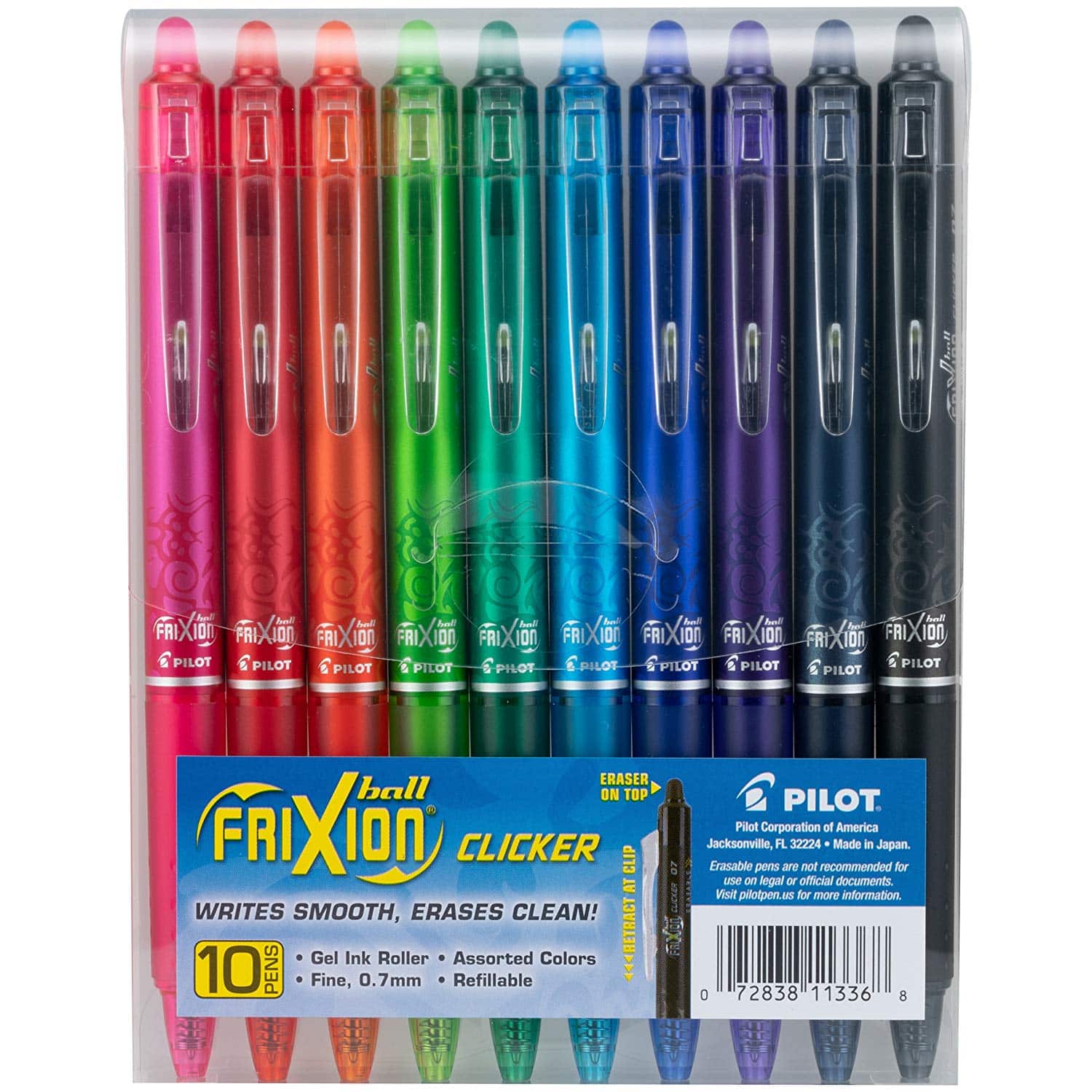 LIGHTNING DEAL ALERT! PILOT Frixion Clicker Erasable Gel Pens