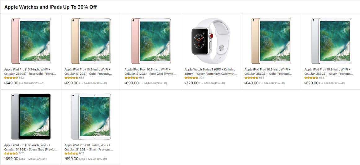 DEAL ALERT: iPads and Watches up to 40% off!