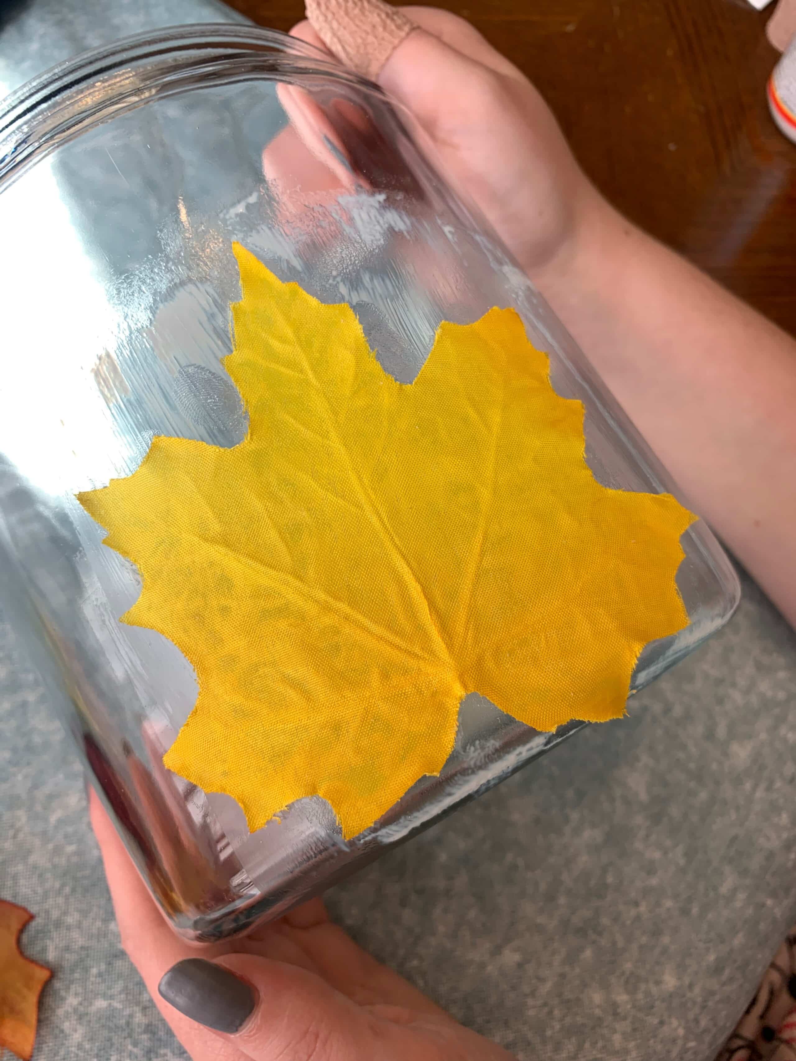 directions for making a fall lantern