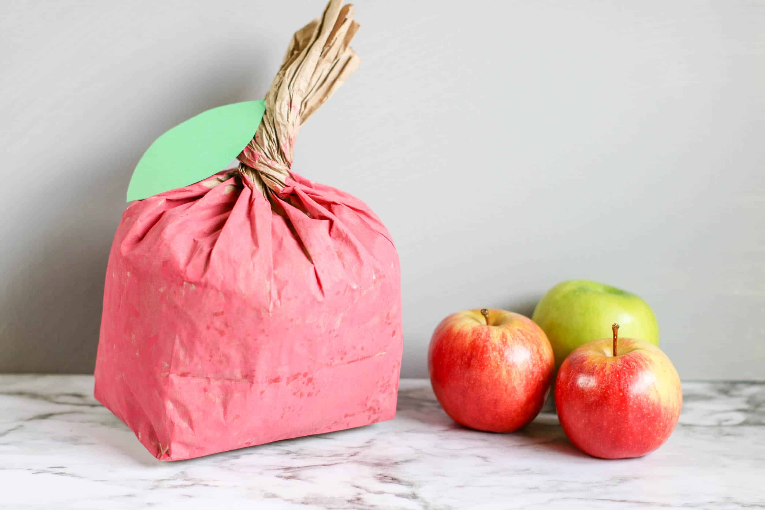 Easy Apple Paper Bag Craft for All Ages!