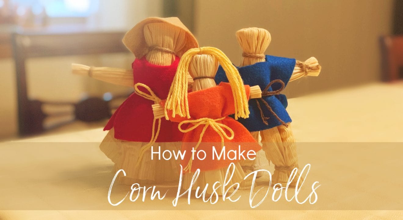 How to Make Corn Husk Dolls (with Free Printable Instructions) Hip