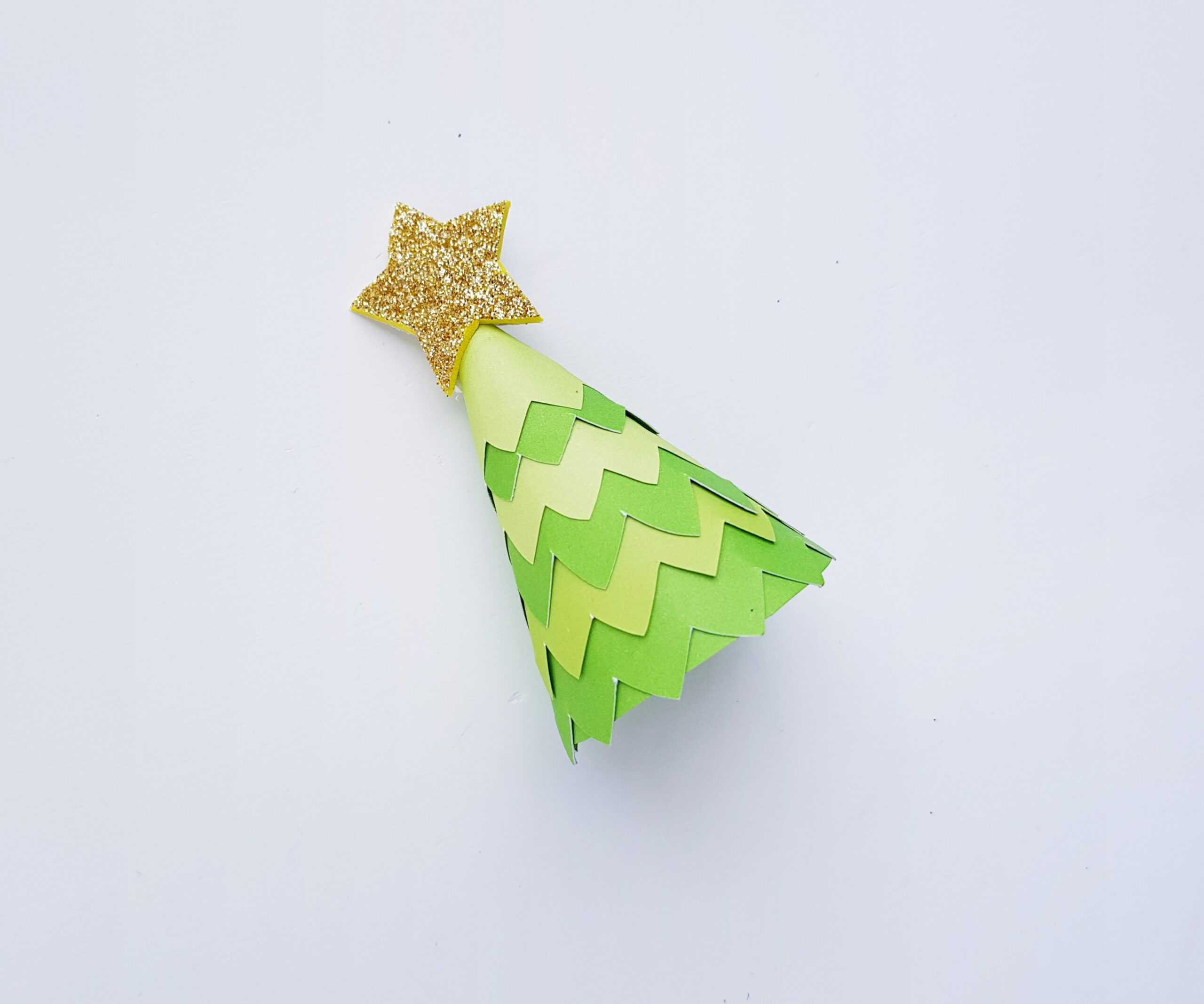 Paper Cone Christmas Tree Craft