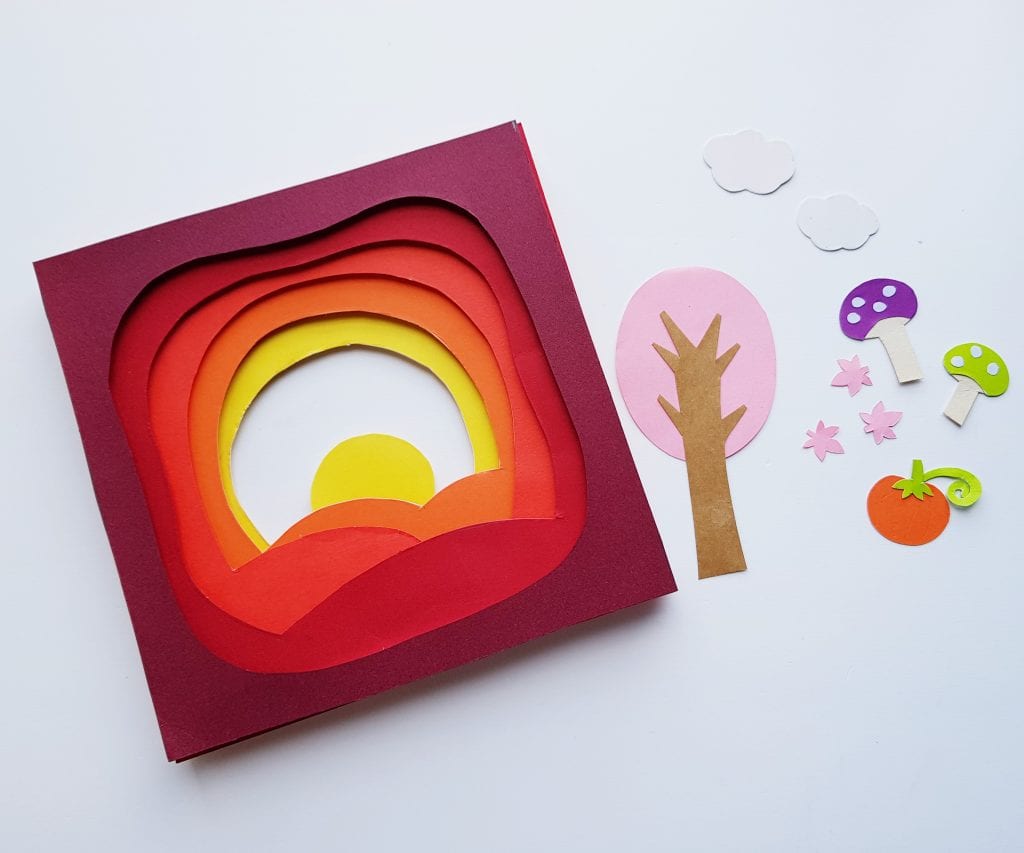 Gorgeous Autumn 3D Paper Art (with Free Printable Templates) - Hip