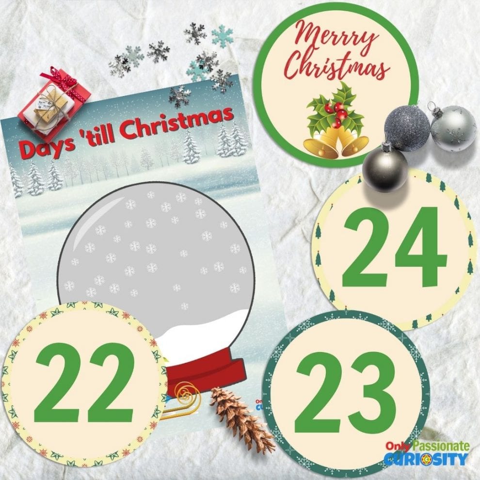 Christmas Countdown Printable - Hip Homeschool Moms