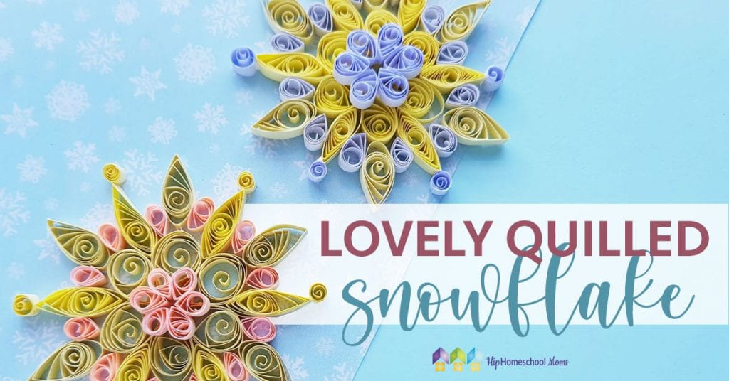 Lovely Quilled Snowflake - Only Passionate Curiosity