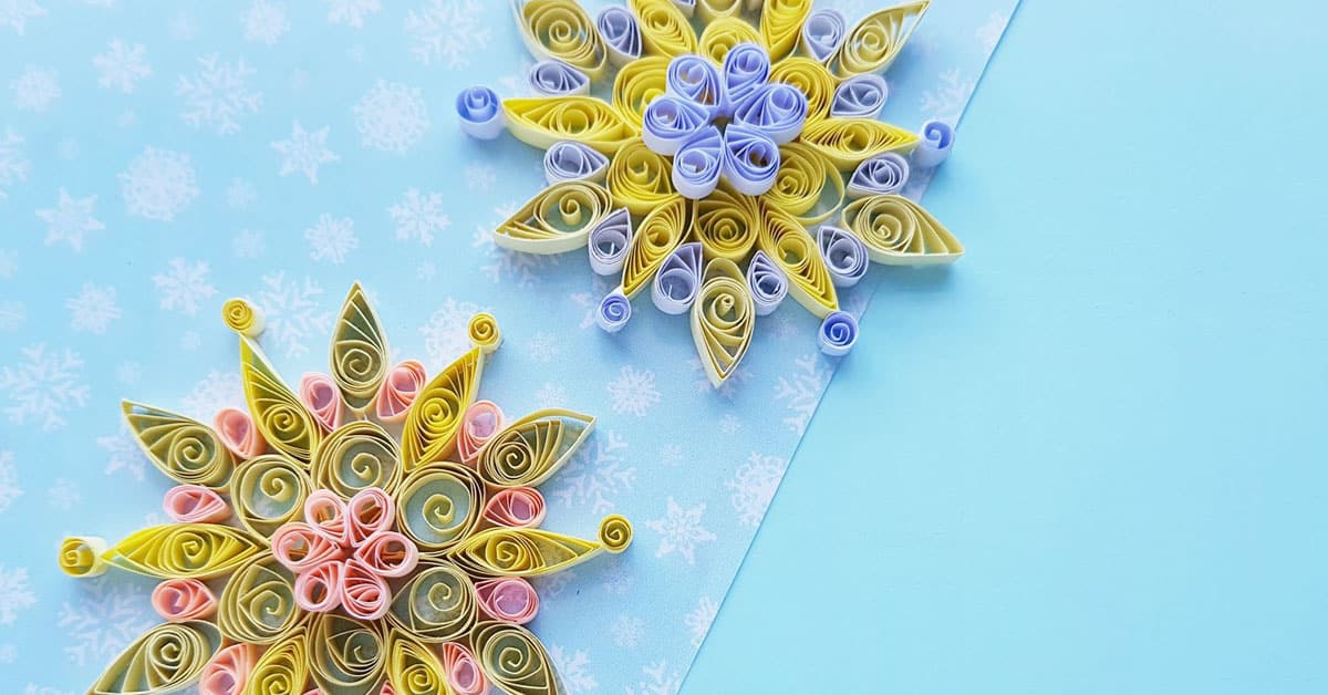 Lovely Quilled Snowflake