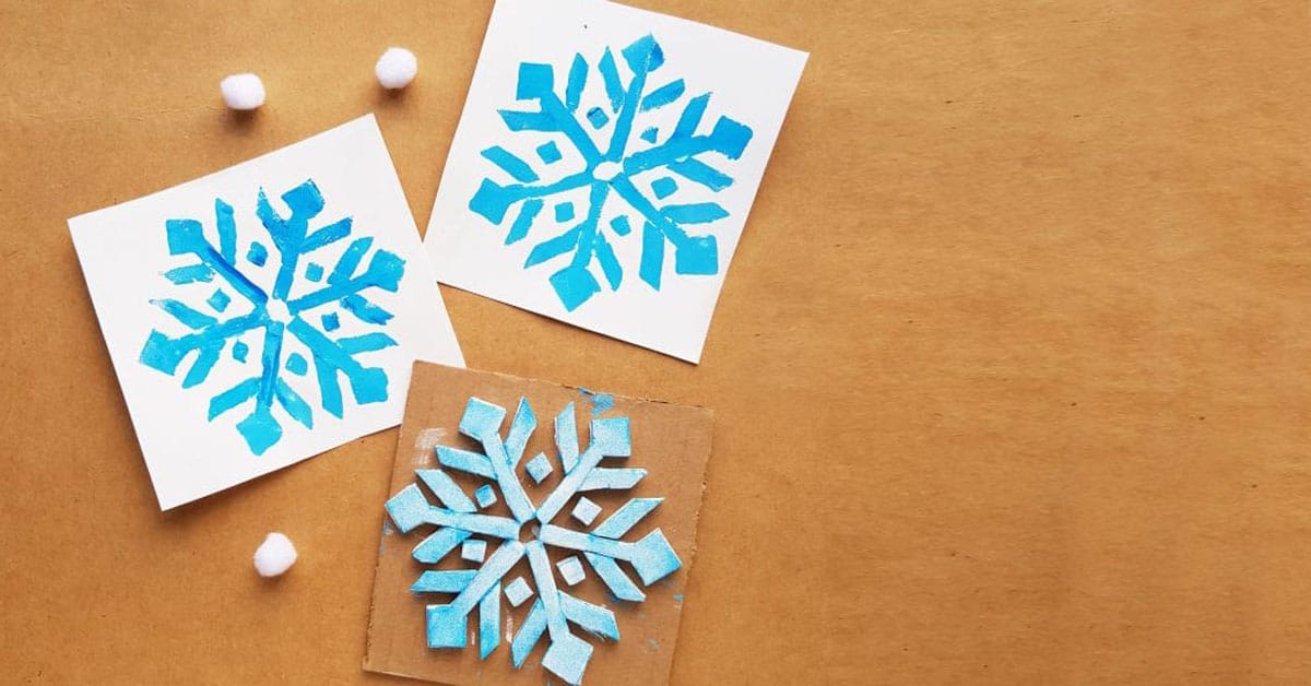 DIY Snowflake Stamps