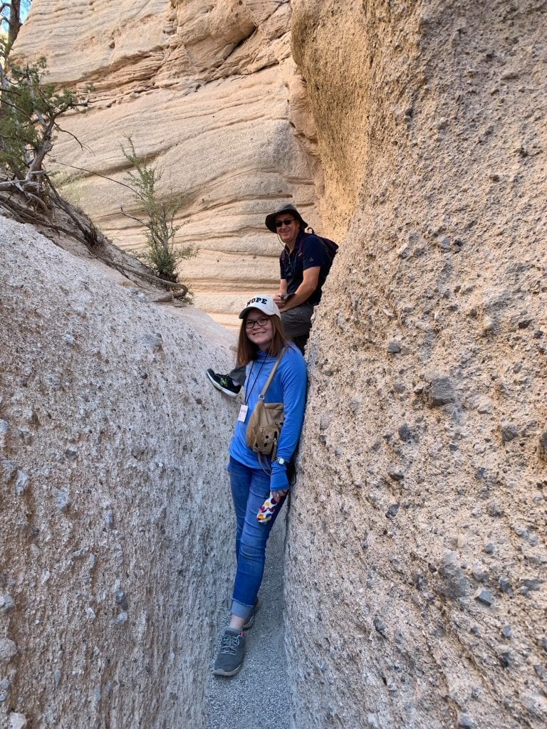 slot canyon in New Mexico