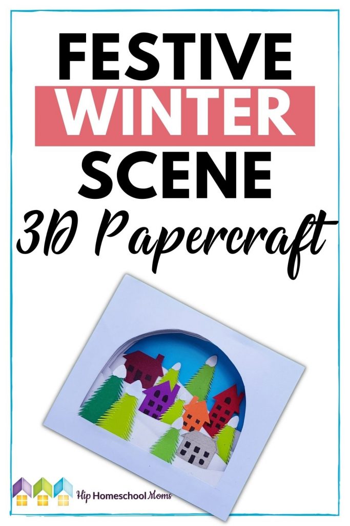 This 3D papercraft teaches you how to create a festive, wintery work of art that makes a gorgeous decoration for the holidays and into the rest of winter! This craft tutorial includes free, printable templates!