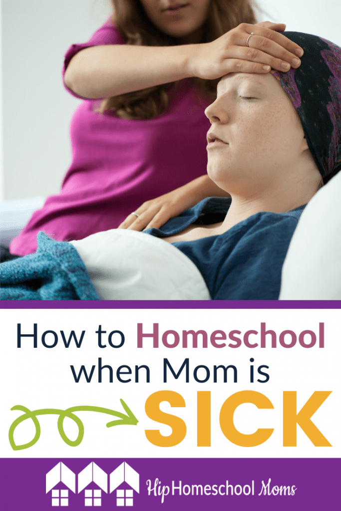 Homeschooling can sometimes be challenging! And when you're sick, it can be especially hard! But there are ways to continue homeschooling even when you aren't feeling your best. #Hoomeschool