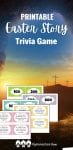 One way I like to really get the kids to dig into the Easter story is to play an Easter story trivia game #Easter #Printable #Homeschool