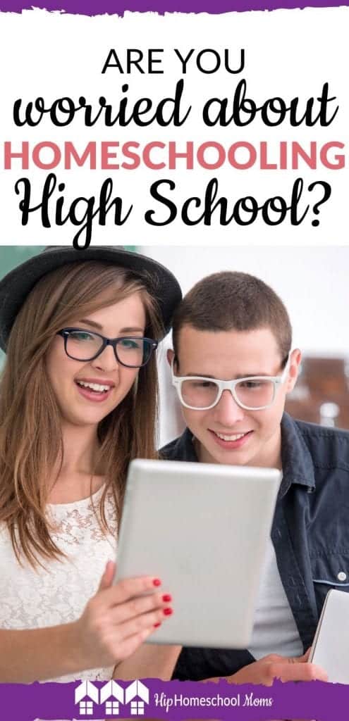 Are you worried about homeschooling high school? Is it making you or your children stressed? It doesn't have to. Keep reading for the homeschool encouragement!