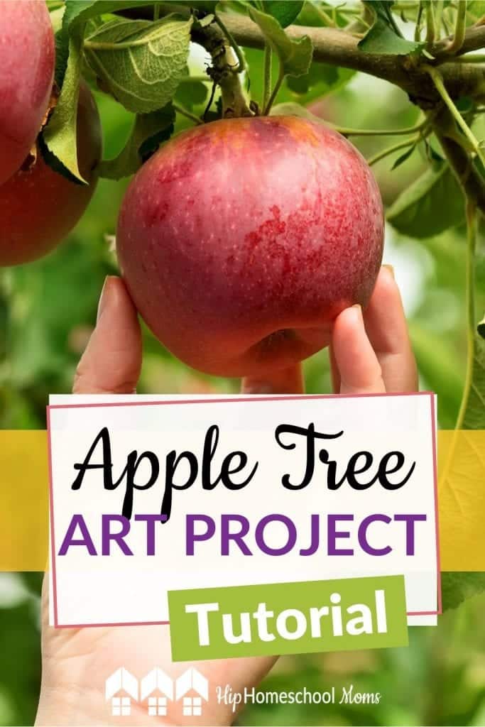 This apple tree art project tutorial makes a fun afternoon art project. Includes vocabulary ideas and additional resource suggestions!