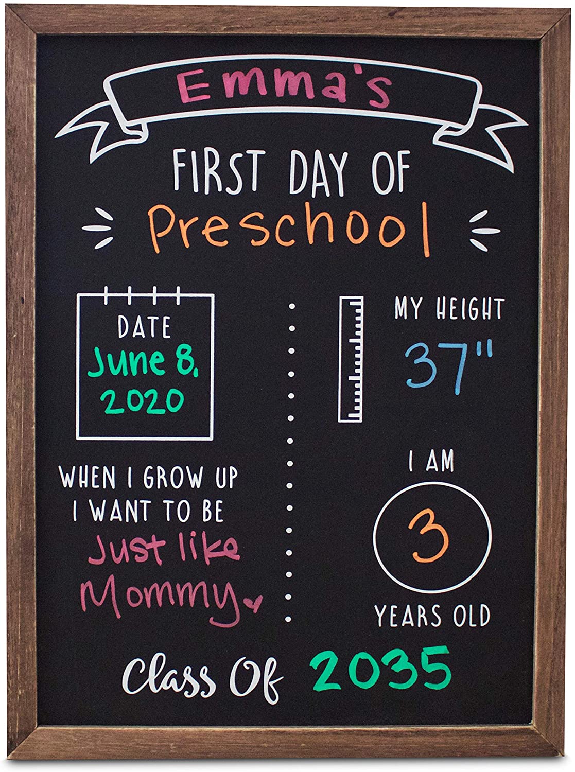 DEAL ALERT: First Day Back to School Reusable Chalk Board is 50% off!