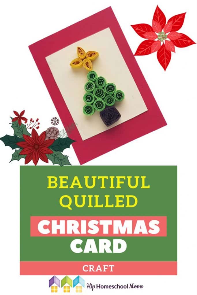 This fun, quilling tutorial teaches you how to make your own beautiful, quilled Christmas cards! The whole family can join in on the fun! Follow this tutorial to create an classic Christmas tree design, then get creative and design some of your own festive images!