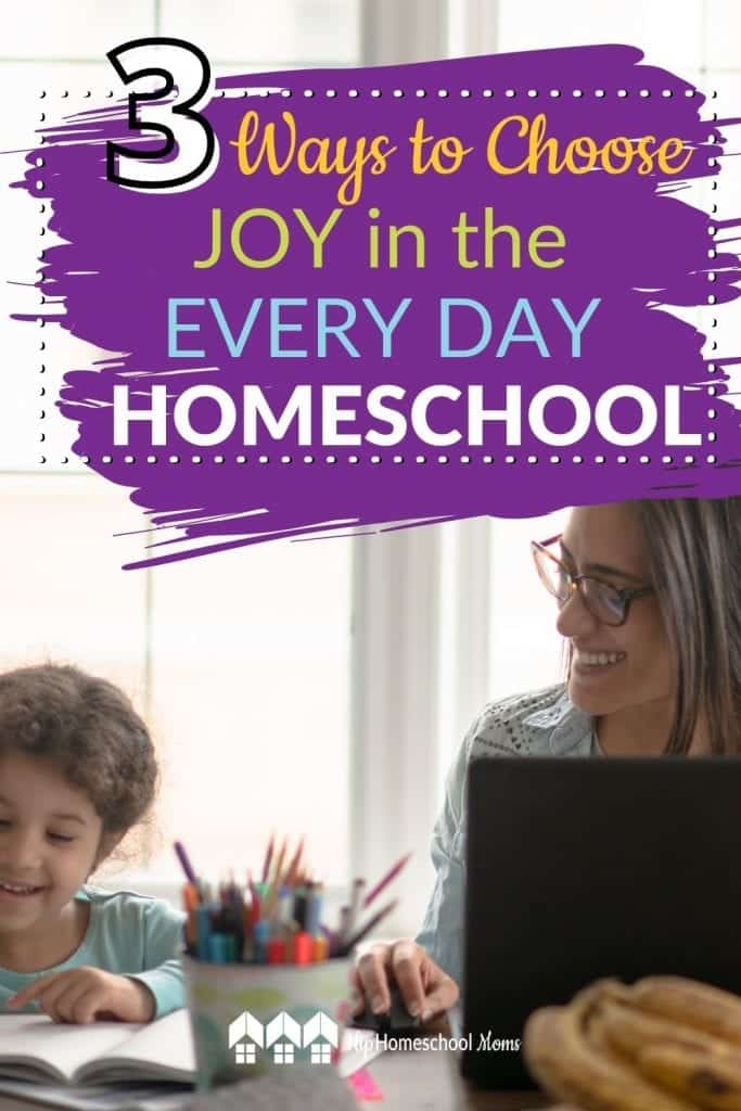 As homeschooling moms, we can and should learn to say yes to everyday opportunities to share joy with our children! Here are 3 ways to do it.