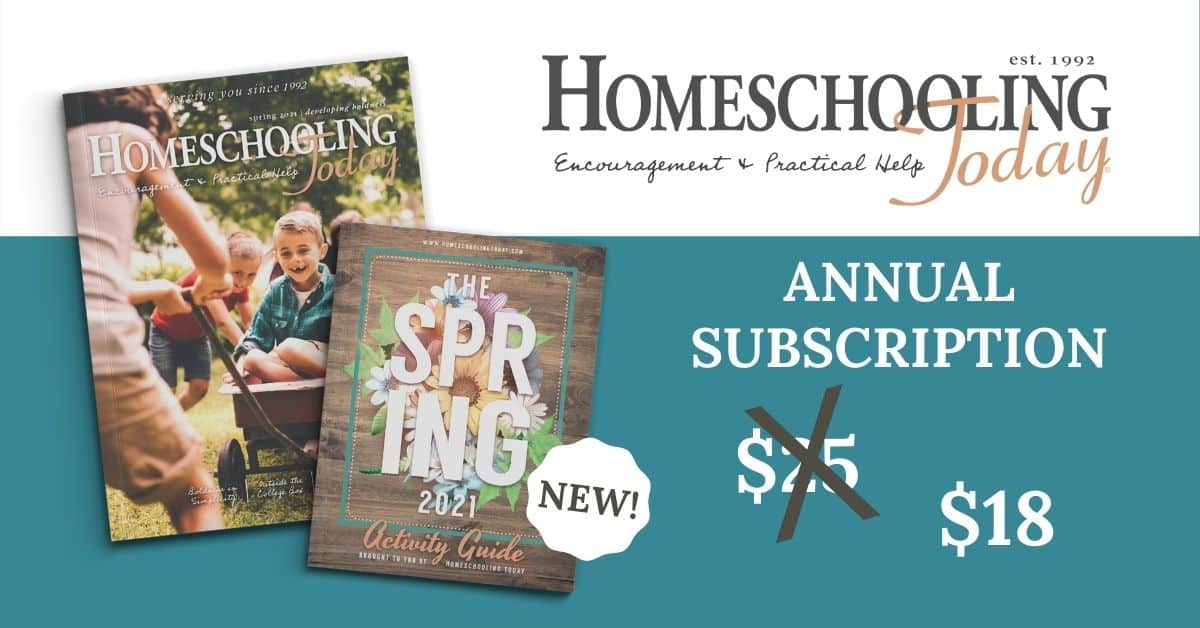 DEAL ALERT: THE Most Beautiful Homeschool Magazine is $7 off