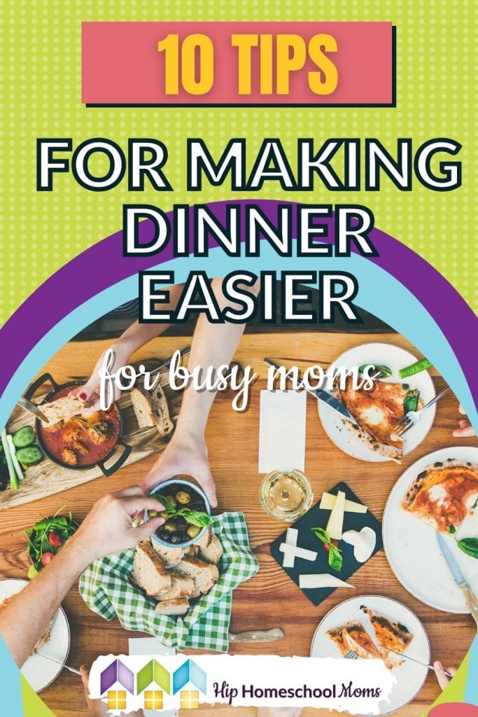 Dinner-time can be chaotic and stressful! These 10 tips for making dinner easier for busy moms and Dream Dinners can help!