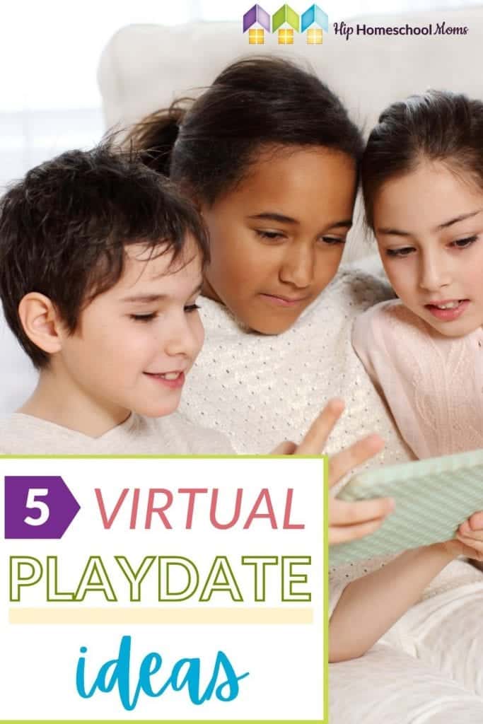 If your kids need social outlets but aren't able to get together with friends in person, these virtual playdate ideas are just what you need!