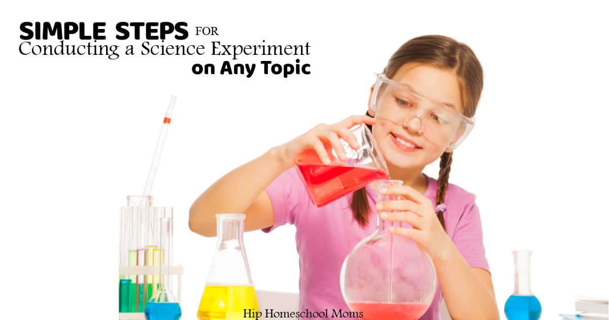 steps for conducting a science experiment