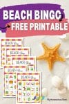 This free printable Beach Bingo is a fun game for all ages! Throw it in your beach bag and enjoy with your family! Includes 5 game boards.