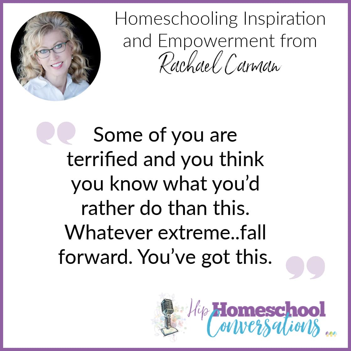 If you have ever felt inadequate to homeschool or just uninterested, join Trish as she interviews Rachael Carman. They discuss everything from butterflies to the Bible in a hilariously funny, truly sincere, and positively encouraging podcast to give Homeschooling Inspiration and Empowerment.