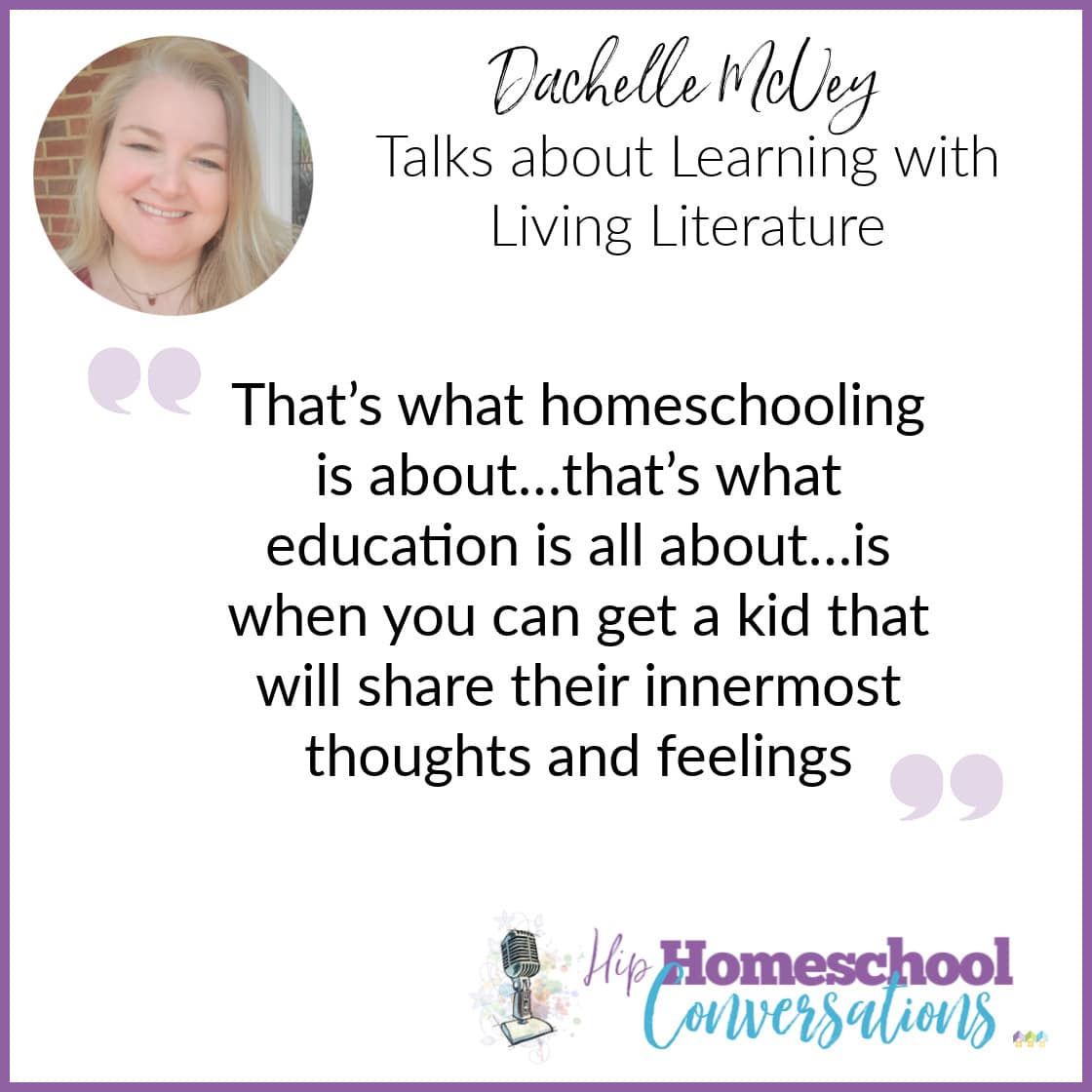 This podcast will inspire tired homeschooling parents to revisit the joy they held as they began their homeschooling journey while leaving behind any former doubt. Join Dachelle to learn more about the beauty and inspiration of Living Literature! You’ll be so glad you did!