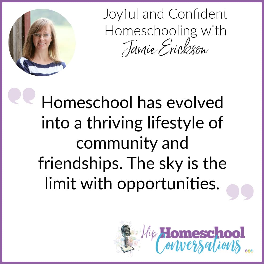 In today’s podcast, Trish interviews Jamie Erickson, mom of five, self-proclaimed unlikely homeschooler, and author of Homeschool Bravely. Check out how to do Joyful and Confident Homeschooling with Jamie Erickson.