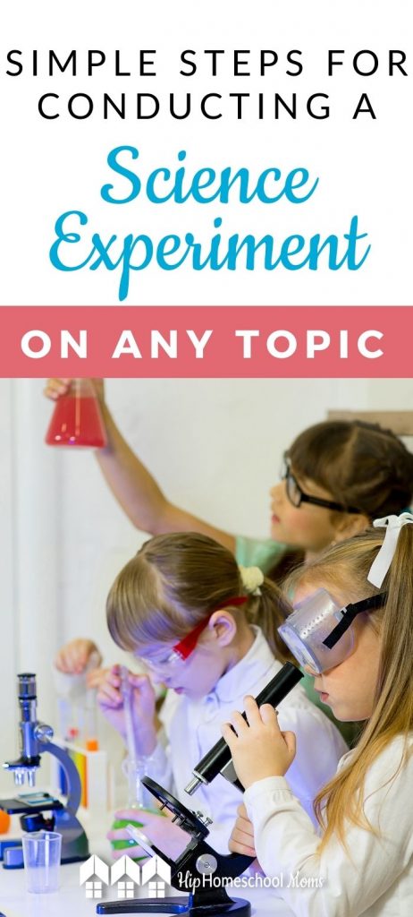 Today we're sharing steps for conducting a science experiment on any topic! You'll also find a printable with important information.